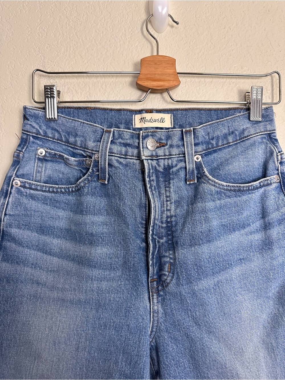 Madewell The Perfect Vintage Wide-Leg Crop Jean in Catlin Wash Size 27 - Picture 3 of 10